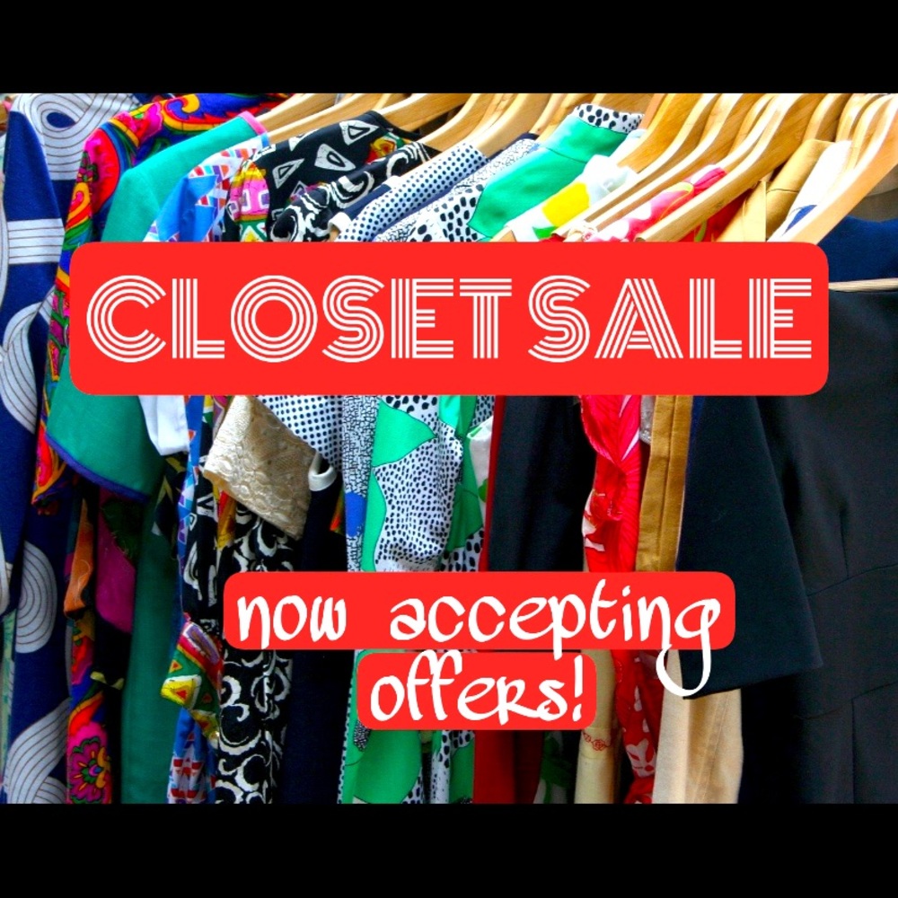 Closet Clear Out! No offer is too low!